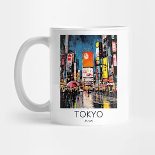 A Pop Art Travel Print of Tokyo Japan Mug